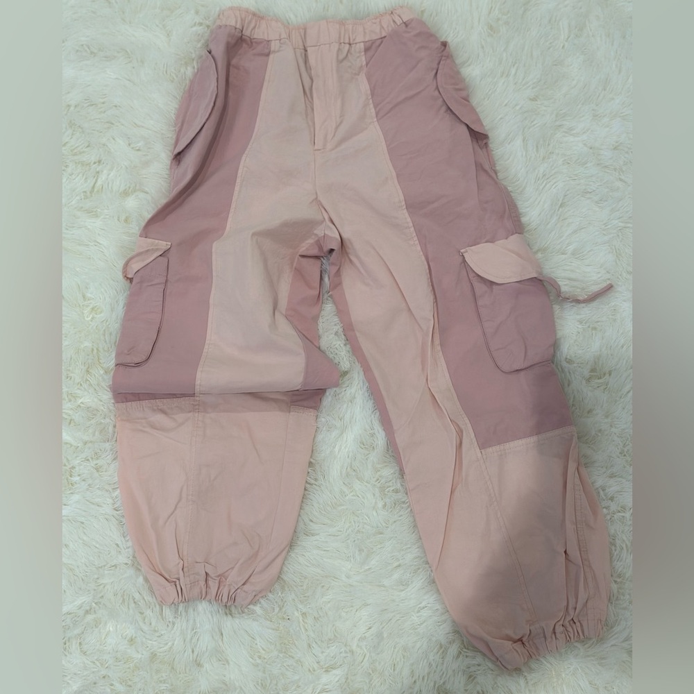 Zara Kids Pink Cargo Pants